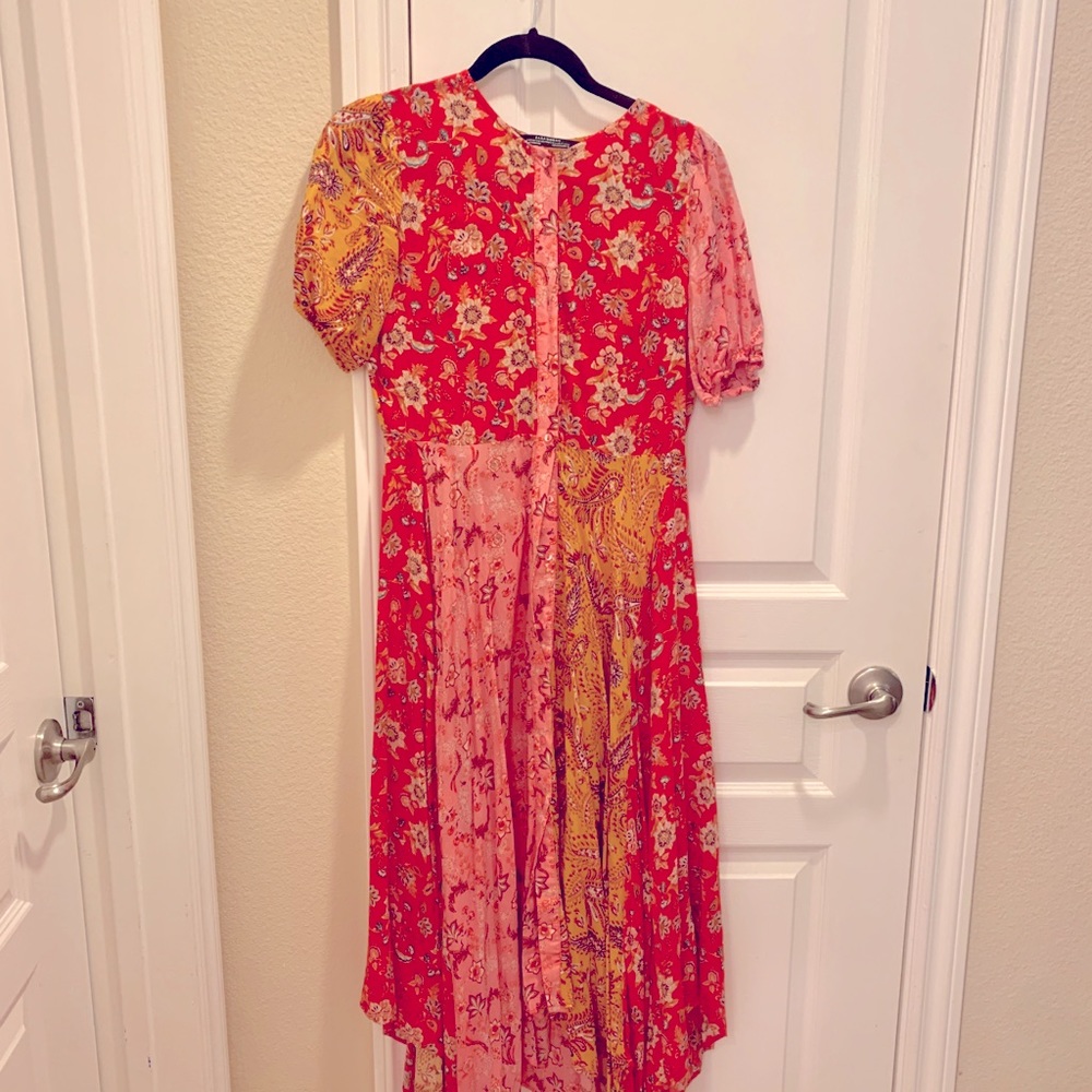 Colorful Zara Patchwork Dress